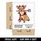 Water Bottle Sticker Set Chihuahua In Devil Costume Halloween Funny Cute Waterproof Vinyl Stickers Pack Decal, Skateboard, Laptop, Car, Window, Bumper - 5 Pack